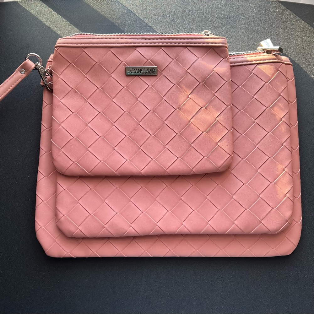 Pink 3 Piece Make Up Bags